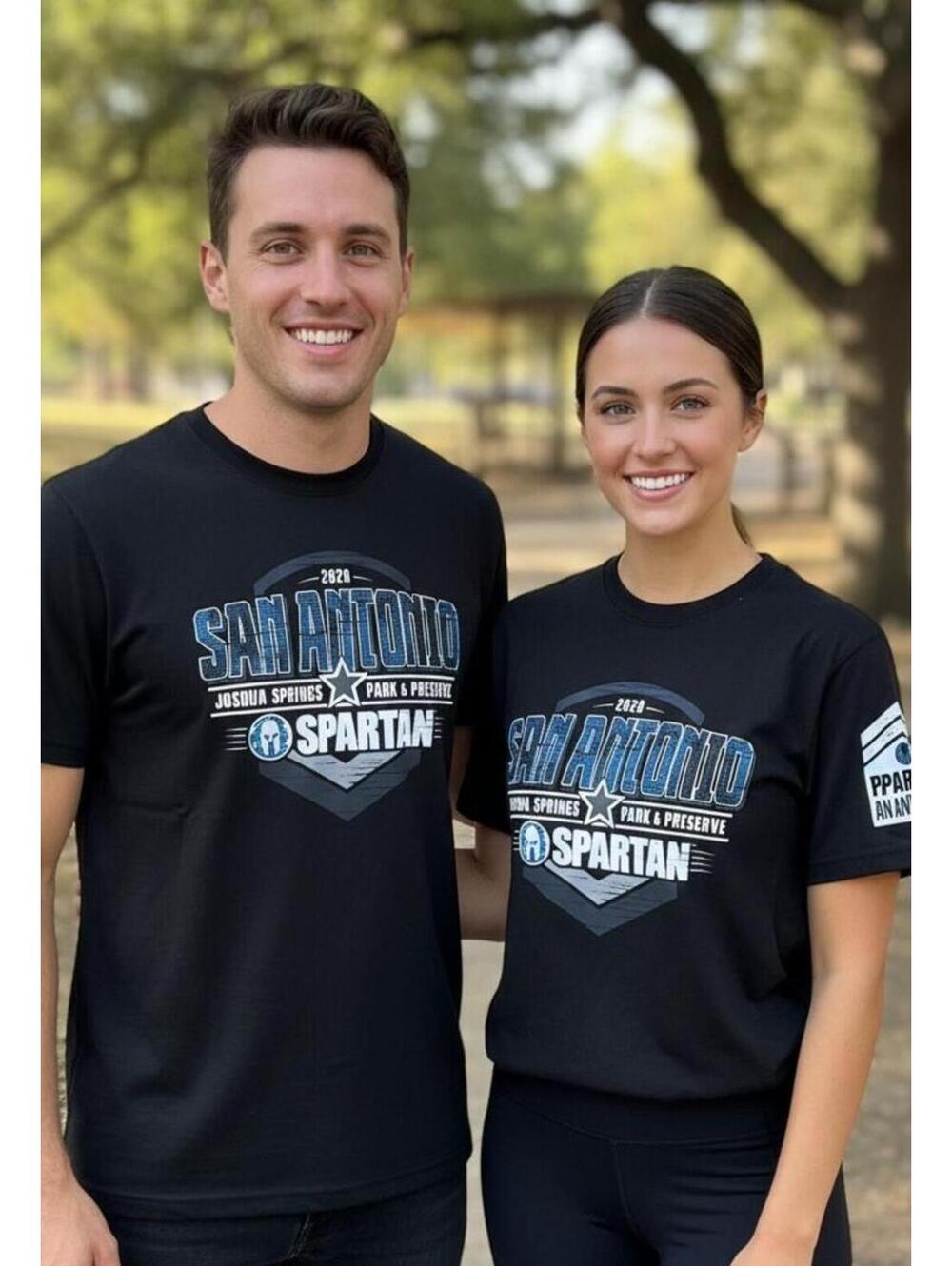 New Unisex Black Official Craft Spartan Race San Antonio T-Shirt Size Small